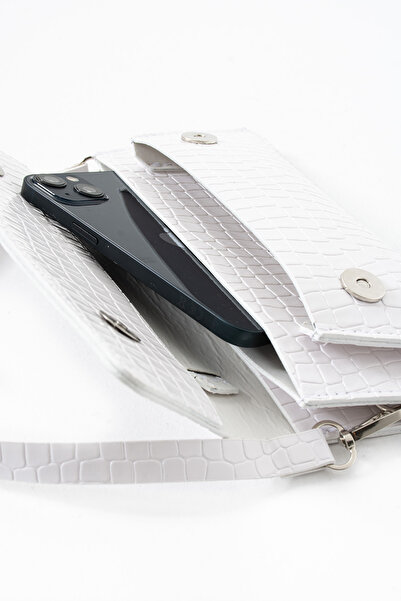 KOÇAK ÇANTA Γυναικεία τσάντα χειρός και ώμου με ρυθμιζόμενο λουράκι Crocodile New Season