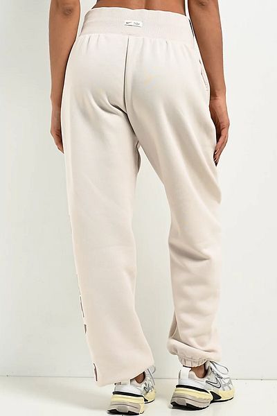 Nike Sportswear Phoenix Fleece High Rise Oversized Şardonlu Large Size High Waist Women's Sweatpants