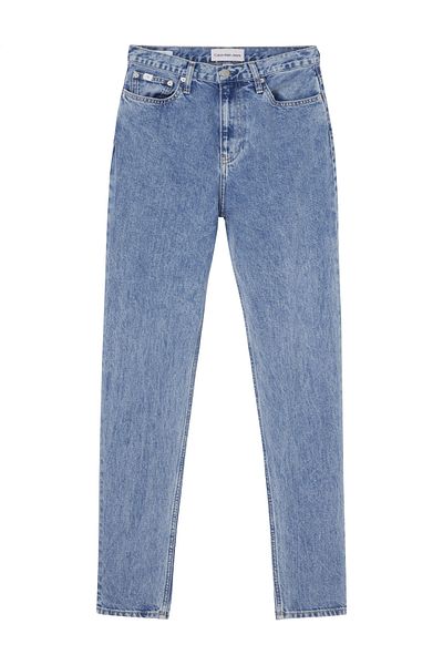 Calvin Klein Women Light Blue Tencel Mom Jeans