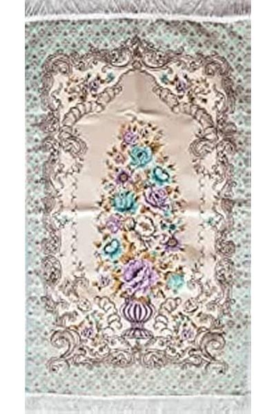 Generic سجادة صلاة إسلامية فاخرة وناعمة الملمس، بسمك ٢ مم.