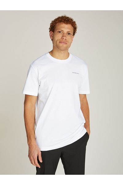 Calvin Klein Calvin Klein Men White Short Sleeve T-Shirt