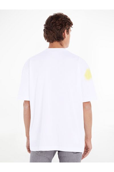 Calvin Klein Calvin Klein Men White Short Sleeve T-Shirt