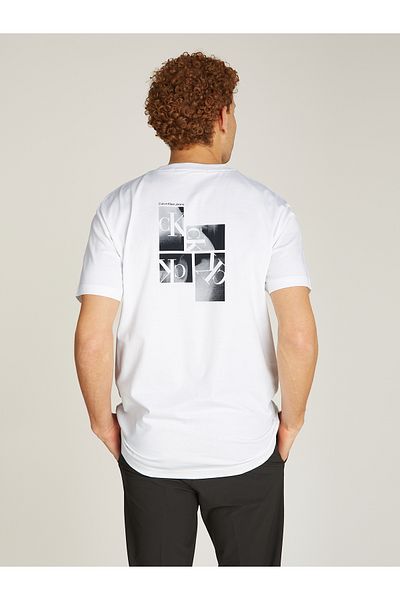 Calvin Klein Calvin Klein Men White Short Sleeve T-Shirt