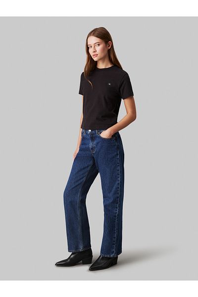 Calvin Klein Women Black Short Sleeve T-Shirt
