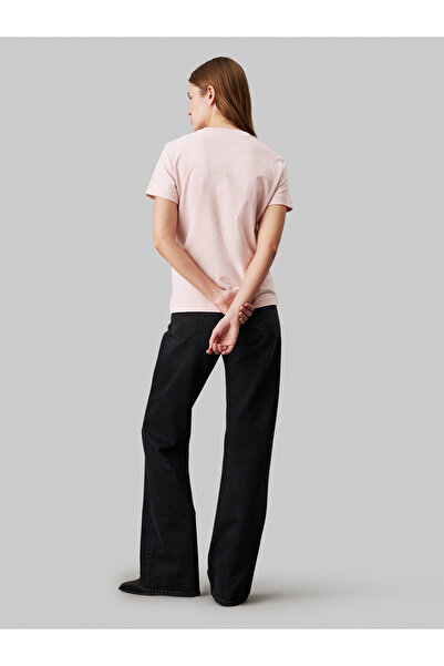 Calvin Klein Calvin Klein Women Pink Chenille Monologo T-Shirt