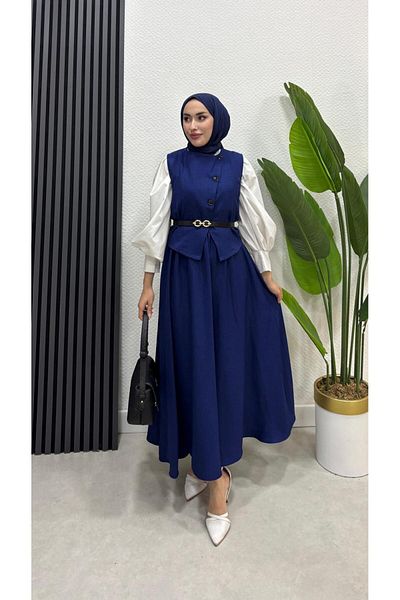 BRN IŞIK TESETTÜR Σετ Hijab Φούστα Ikra