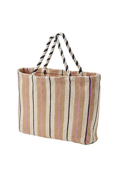 IKEA Jute Handbag Multicolored Hand Knitted Handmade Bag