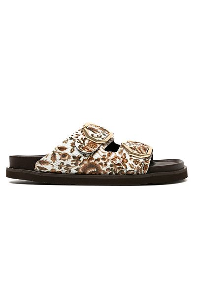 Genuins Women / Girls Slippers Galia g 106359   Genuins Vegan Tile Camel