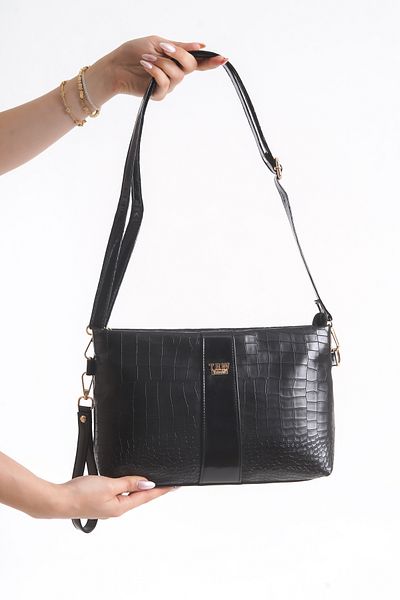 Solo Bag Кожена чанта с дълга презрамка от портфолио