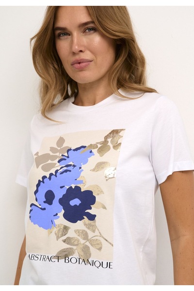 Bengi Clothing تي شيرت مطبوع بأكمام قصيرة وقصة كبيرة الحجم