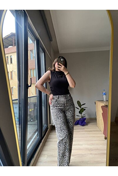 Genel Markalar Leopar Pantolon