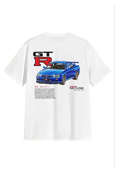 Jose Clothing تي شيرت مطبوع بأكمام قصيرة وقصة كبيرة الحجم