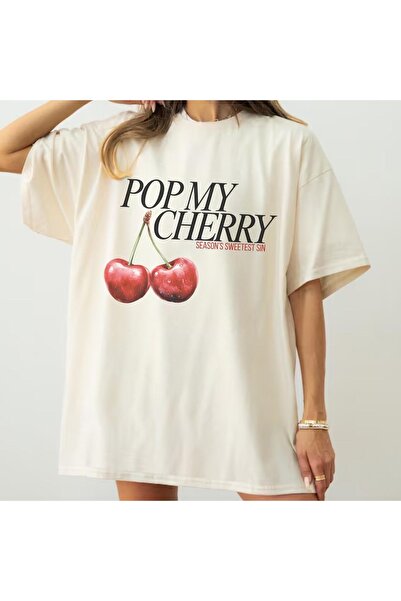 Bengi Clothing تي شيرت مطبوع بأكمام قصيرة وقصة كبيرة الحجم