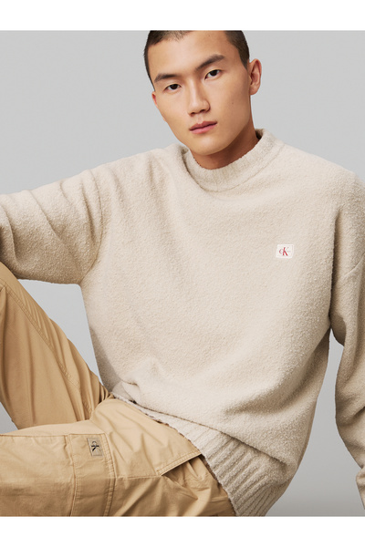 Calvin Klein Calvin Klein Men Travertine Beige Skinny Cargo Pants