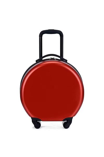 ABYZ Travel trolley for children, round, Easy Trip model, 38x20x38 cm, 360 wheels, red color ABYZ™