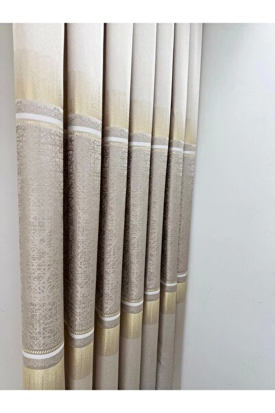 NİVEMESHOME Nivemeshome Nilüfer V -5228 1/3 Dense Pleated Background Curtain Apm