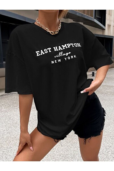 Jose Clothing تي شيرت مطبوع بأكمام قصيرة وقصة كبيرة الحجم