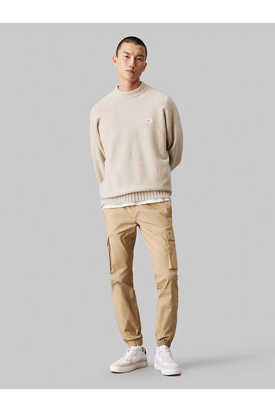 Calvin Klein Calvin Klein Men Travertine Beige Skinny Cargo Pants
