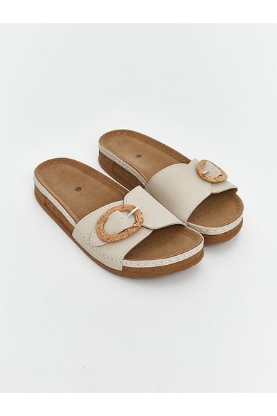 LC Waikiki Γυναικείες παντόφλες LCW STEPS Leather Look (S5)