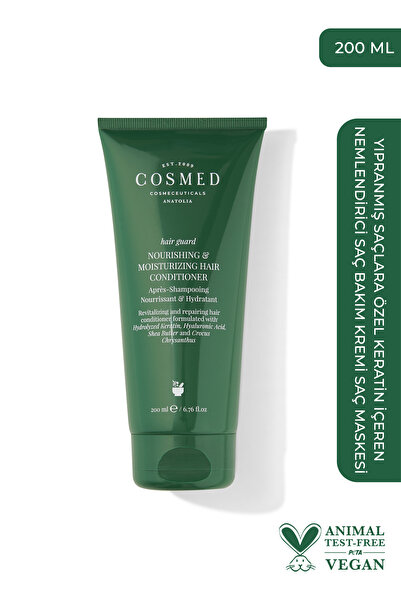 COSMED Yıpranmış Saçlara Özel Keratin içeren Nemlendirici Saç Bakım Kremi - S...