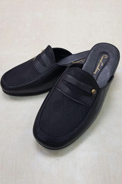 Pierre Cardin Men's Boxed Leather Dowry Groom Slippers S3.Q.Tk.9K.R9