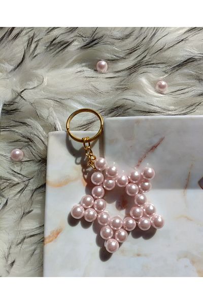 NEMOPHİLA Pearl Star Keychain Is an Unforgettable Gift Accessory for Promise, Engagement and Wedding with Its Elegant Design