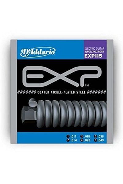 Daddario Exp115 سلسلة الغيتار الكهربائي البلوز/الجاز روك 011