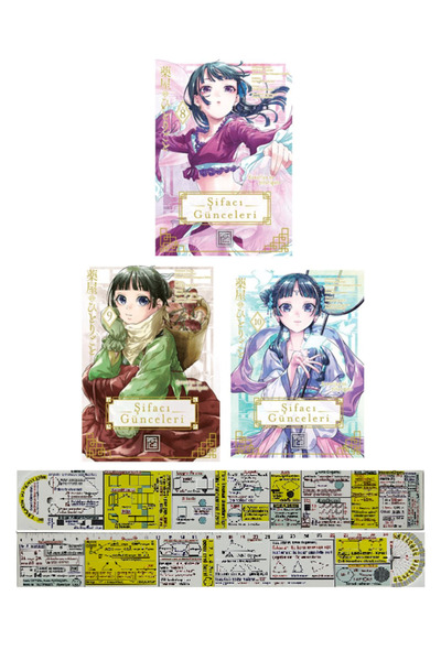 Destek Yayınları Şifacı Günceleri 8-9-10. Ciltler Manga Seti + Mat. Öğreten C...