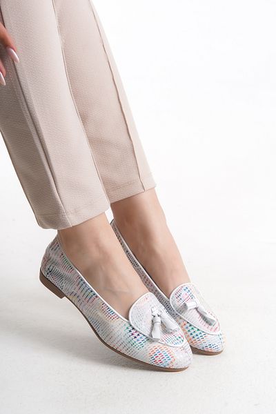 Solo Bag DEL'SOLERA WOMEN'S TASSELED DAILY ROUND TOE FLAT SHOES