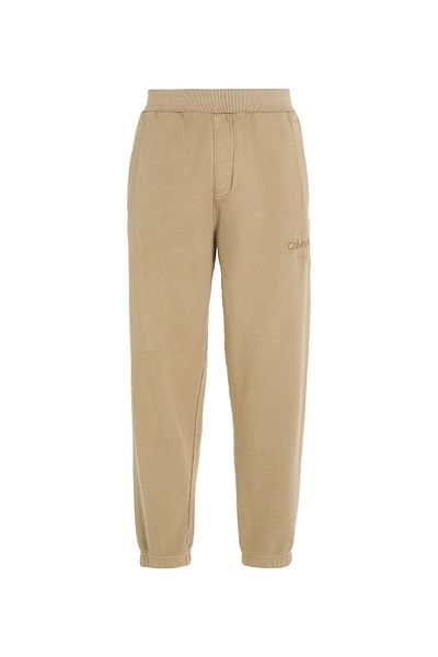 Calvin Klein Men Brown Mineral Dye Hwk Knit Pants