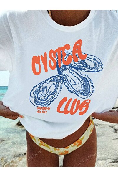 Bengi Clothing تي شيرت مطبوع بأكمام قصيرة وقصة كبيرة الحجم