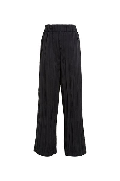 Calvin Klein Girls Black Festive Plisse Pants