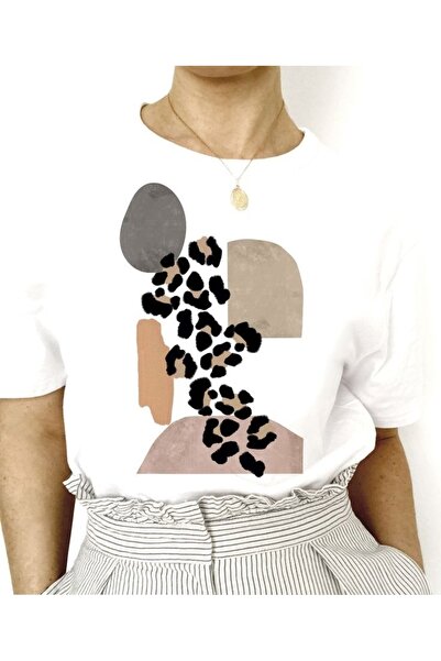 Bengi Clothing تي شيرت مطبوع بأكمام قصيرة وقصة كبيرة الحجم