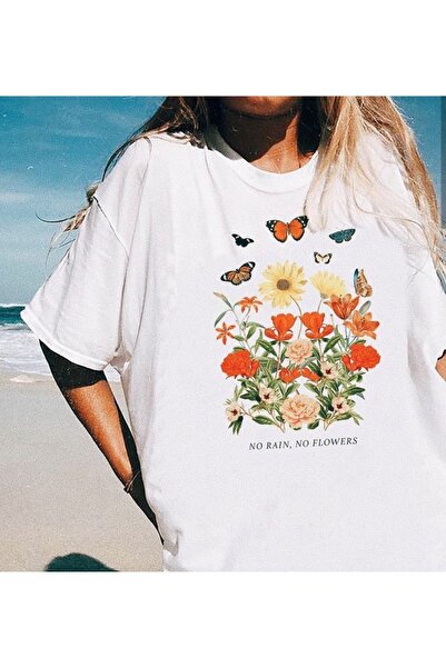 Jose Clothing Tricou imprimat cu mânecă scurtă cu croială supradimensionată