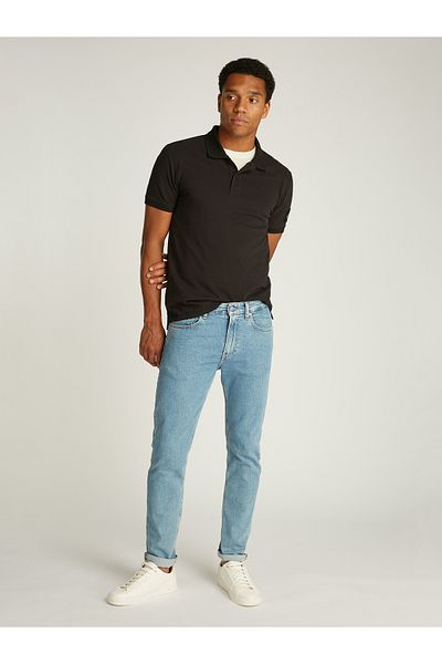 Calvin Klein Calvin Klein Mens Black Badge Short Sleeve Polo T-Shirt