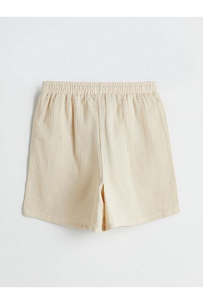 LC Waikiki Xside Elastic Waist Textured Women's Shorts (S5)