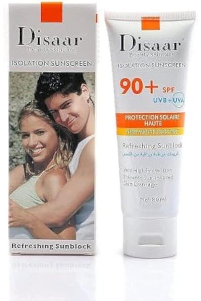 DISAAR Beauty Dessar Sun Cream Face and Body Sunscreen SPF 90 2.7 oz