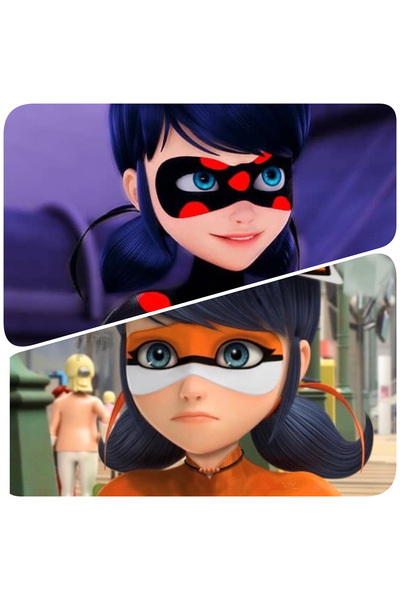 DennisEylul Uğur Böceği ve Turuncu Renkte Değişken Uğur Böceği 2 Adet Maske