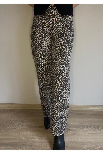 Genel Markalar Leopar Pantolon