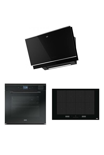 Franke Mythos Buharlı İnox Set 2 (FMY 907 BK/XS Davlumbaz FMY 808 I Ocak FMY 99 HS XS Fırın)