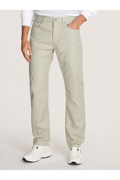 Calvin Klein Calvin Klein Men Beige 5 Pocket Straight Cotton Pants
