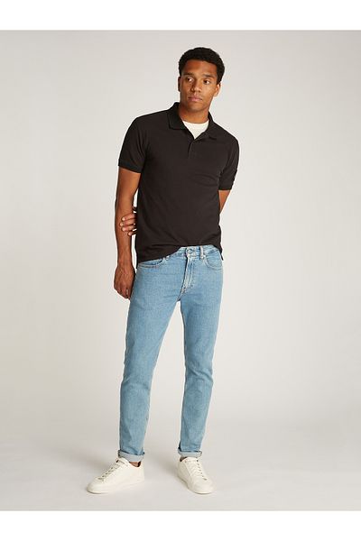 Calvin Klein Calvin Klein Mens Black Badge Short Sleeve Polo T-Shirt