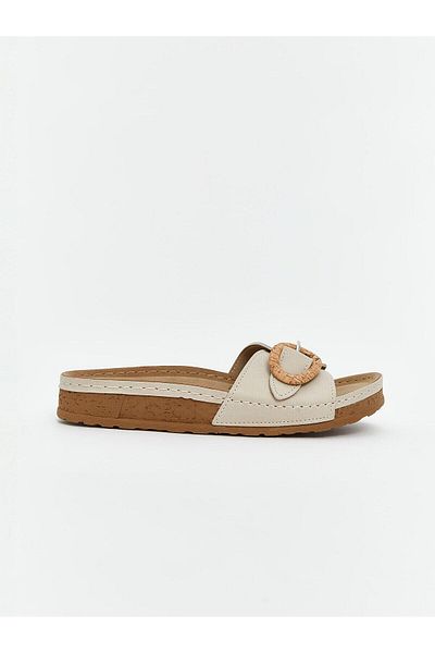 LC Waikiki Γυναικείες παντόφλες LCW STEPS Leather Look (S5)