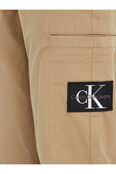 Calvin Klein Calvin Klein Men Beige Ripstop Taper Chinos Pants