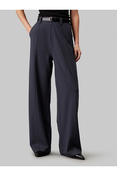 Calvin Klein Calvin Klein Women Black Loose Milano Pants
