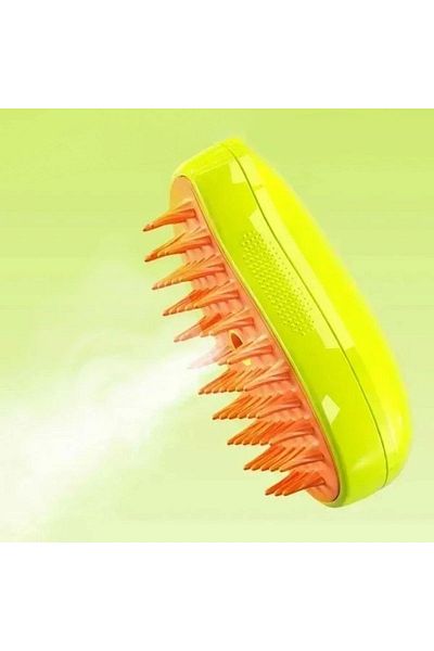 STOREMAX Steam Soft Silicone Tip  &amp; Amp; Dog Hair Combing Comb Washing Brush (5047)