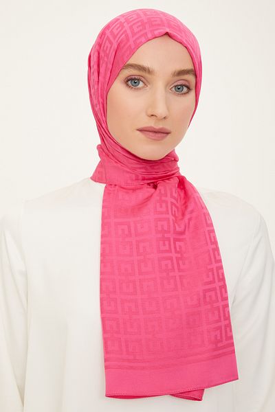 Armine Cotton Jacquard Trend Patterned Women's Hijab Hijab - Shawl Model