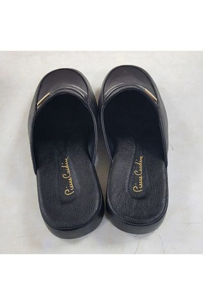 Pierre Cardin Men's Boxed Leather Dowry Groom Slippers S3.Q.Tk.0K.R2