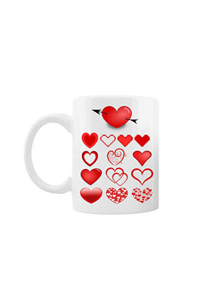 OEM Cană albă personalizată, Heartsbundle, INOVATIX®. 330 ml
