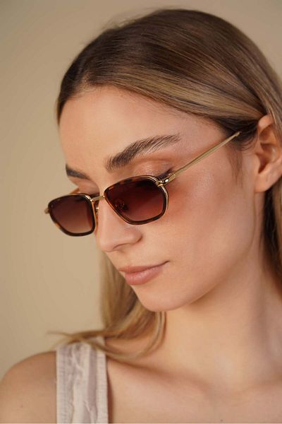 Stil Noktası Solvia Brown Gradient Sunglasses